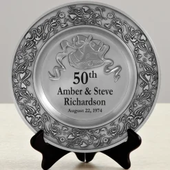 Anniversary Pewter Plate