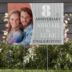 Anniversary Photo Yard Sign