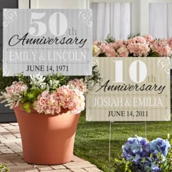 Anniversary Yard Sign