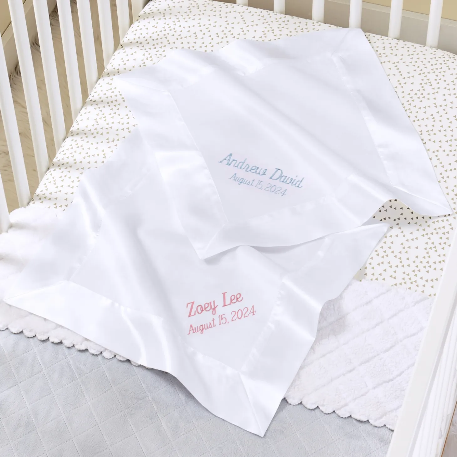 Any Embroidered Message Security Blanket