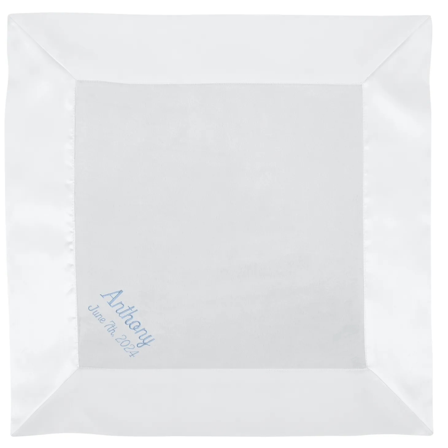 Any Embroidered Message Security Blanket