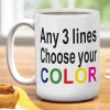 Any 3 Lines Mug