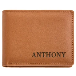 Any Message Anti-Theft Leather Wallet