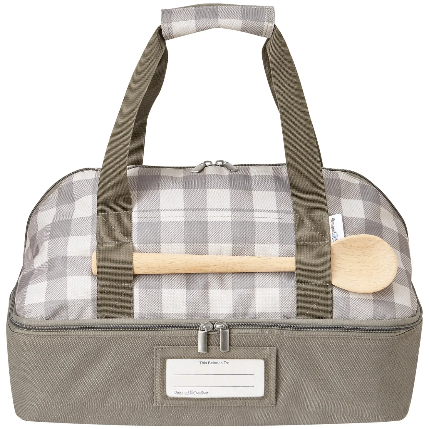 Any Message Embroidered Casserole Carrier