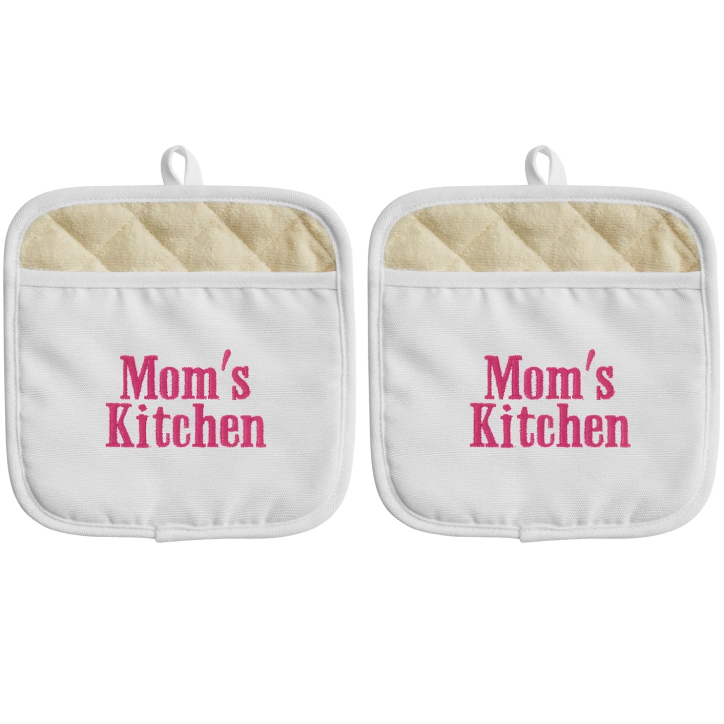 Any Message Embroidered Pot Holder