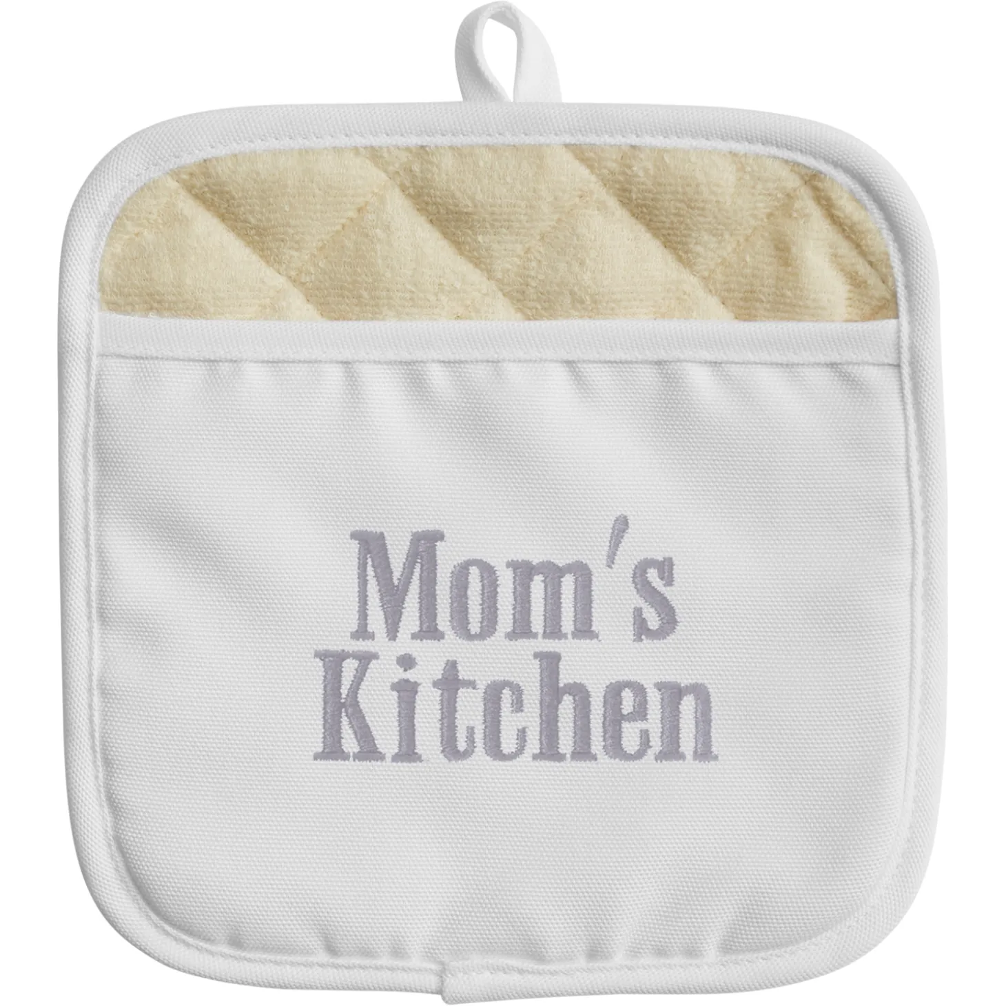 Any Message Embroidered Pot Holder