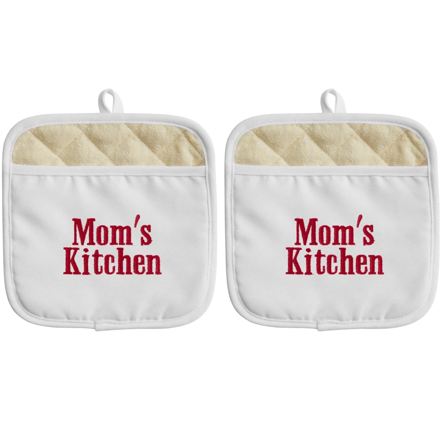 Any Message Embroidered Pot Holder