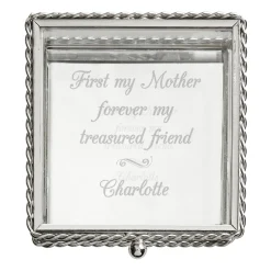 Any Message Glass Keepsake Box