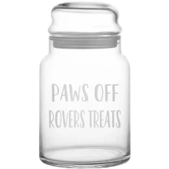 Any Message Glass Treat Jar