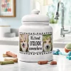 Any Message Photo Pet Treat Jar