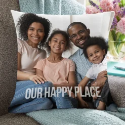Any Message Photo Pillow