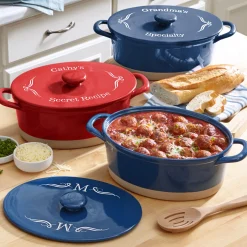 Any Message 4qt Oval Stoneware Casserole Dish