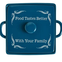 Any Message 3qt Square Stoneware Casserole Dish
