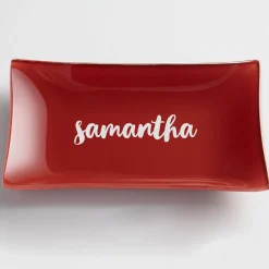 Any Message Red Glass Catchall