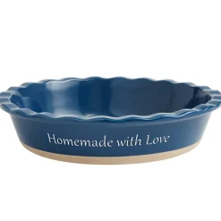 Any Message Stoneware Pie Dish