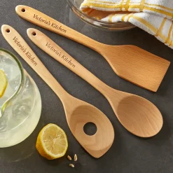 Any Message Wooden Utensil Set