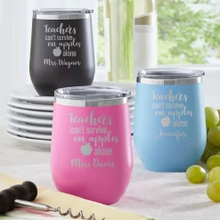 Apples Alone Insulated Wine Tumbler