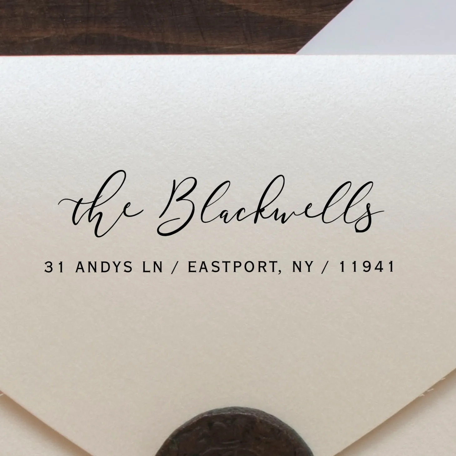 Artfully Autographed Self-Inking Stamp