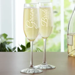 A Toast to Love Champagne Flutes Set