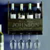 A Toast to Love Wall-Mounted Wine Rack