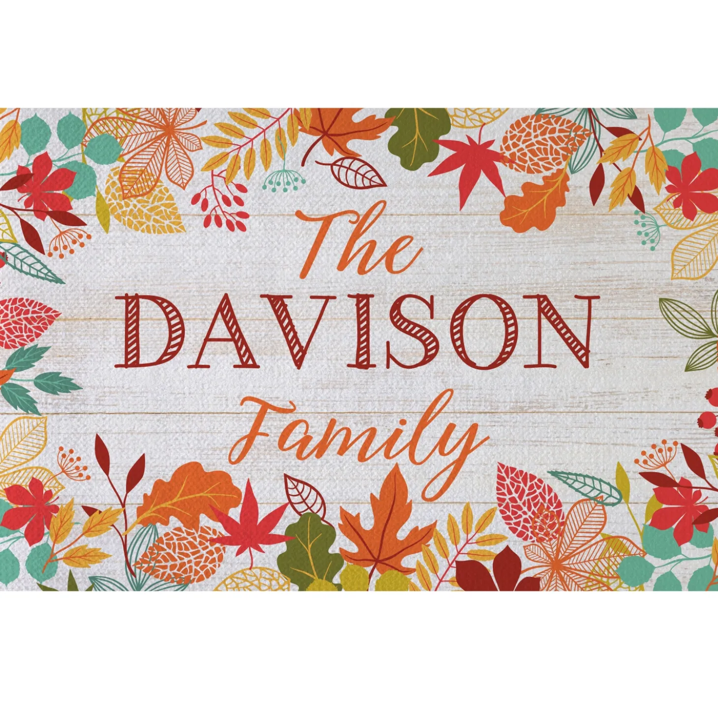 Autumn Blessings Doormat