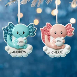 Baby Axolotl Ornament