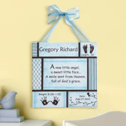 Baby Information Art Canvas