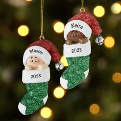 Baby in Stocking Ornament