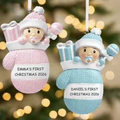 Baby Mitten Ornament