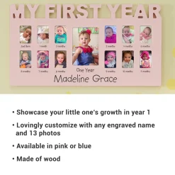 Baby's First 12 Months Frame
