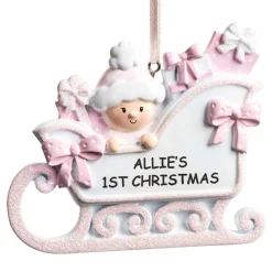 Baby Sleigh Ornament