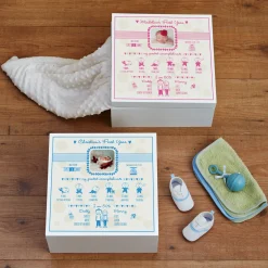 Baby Timeline Photo Keepsake Box
