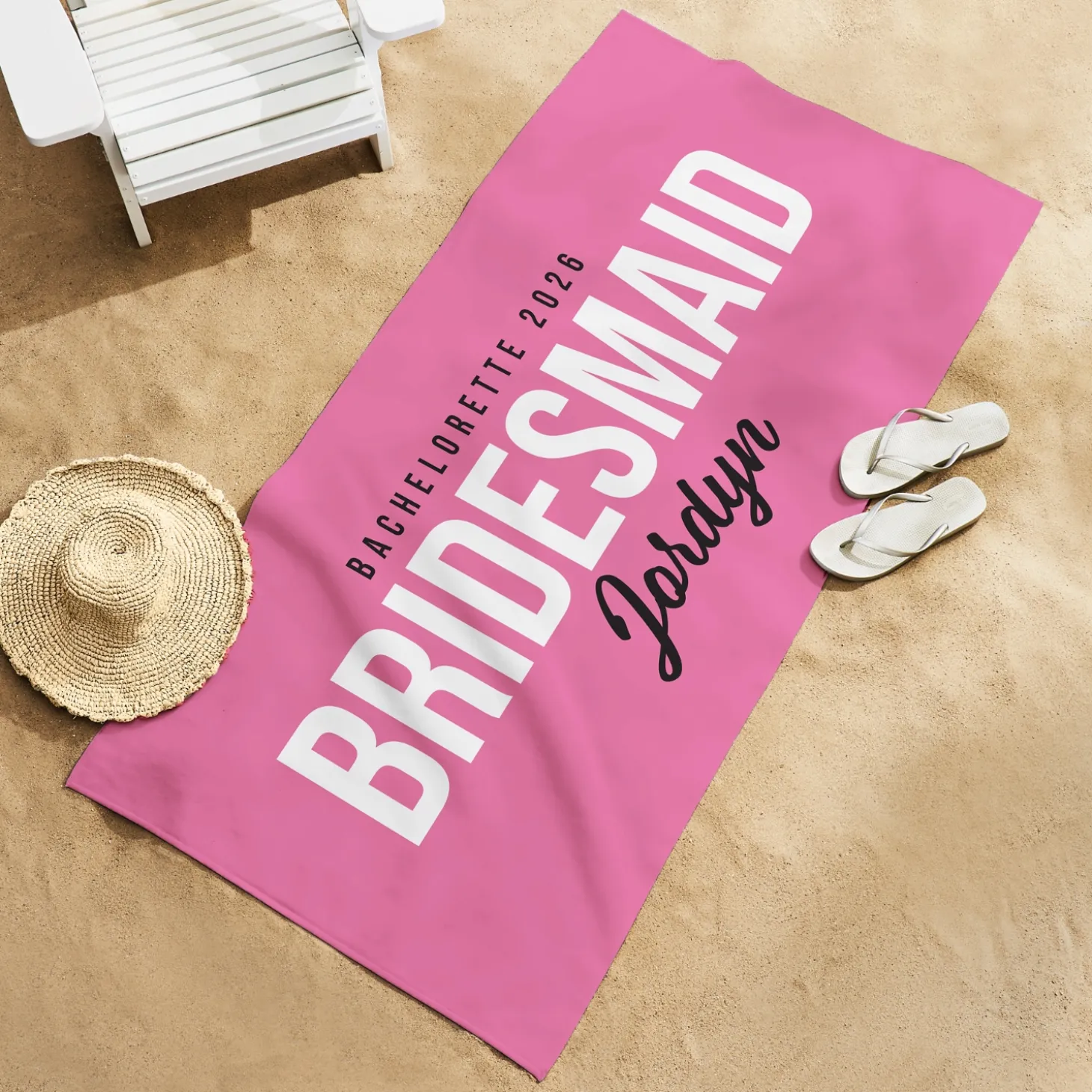 Bachelorette Party Beach Towel