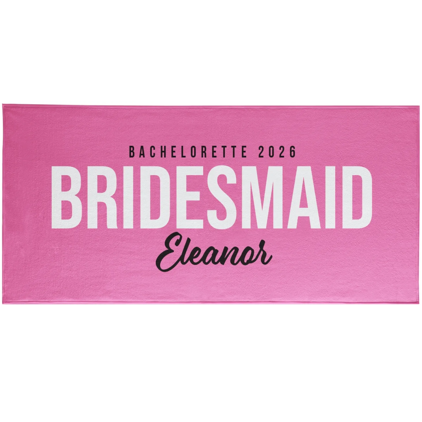 Bachelorette Party Beach Towel