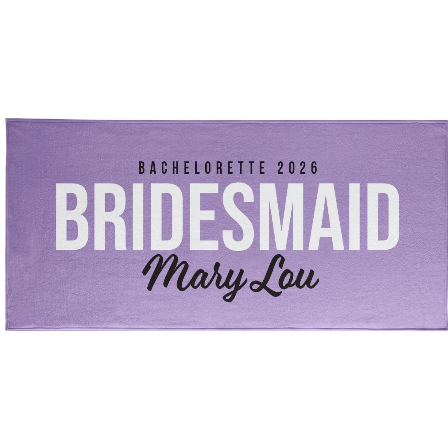 Bachelorette Party Beach Towel