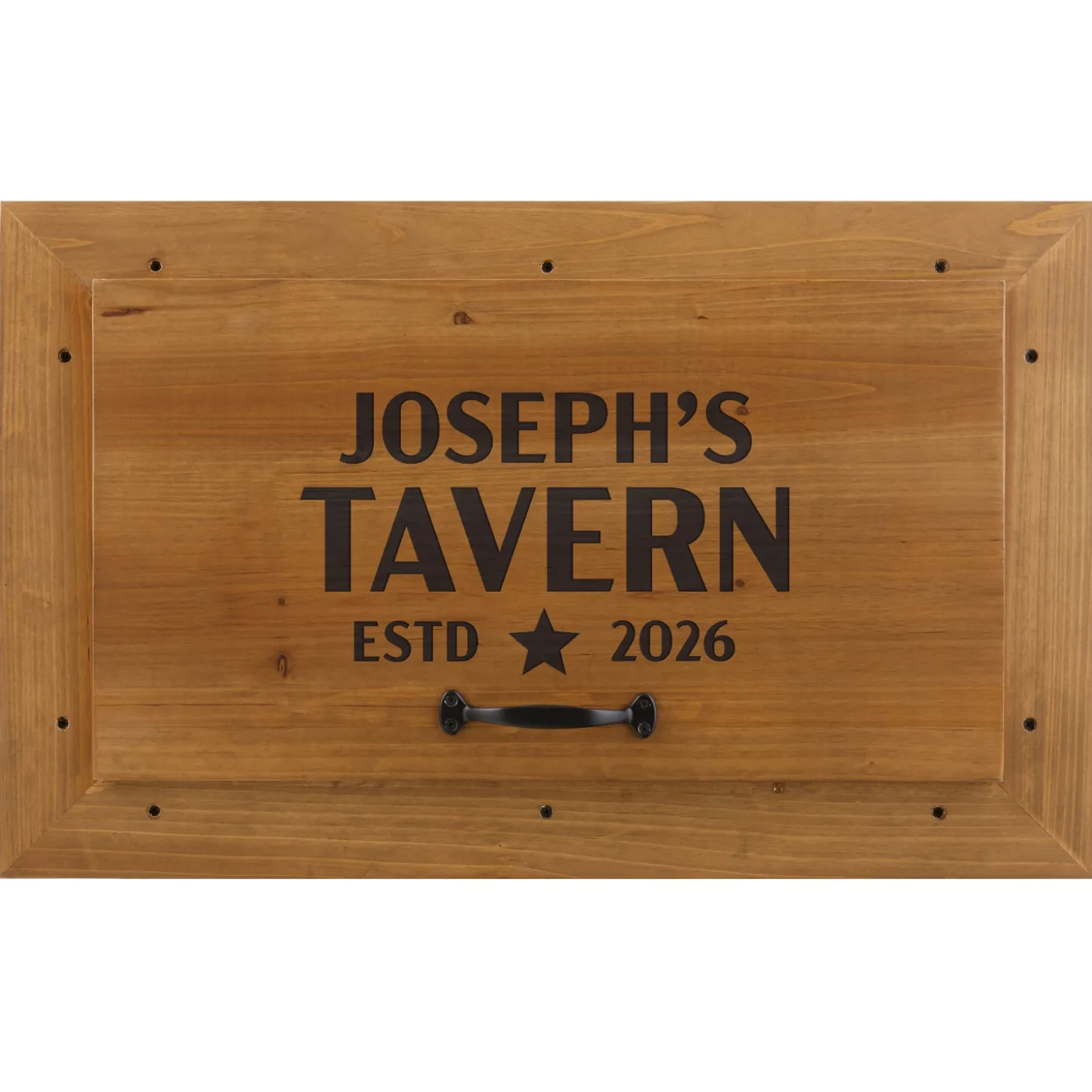 Backyard Tavern Outdoor Wooden Cooler