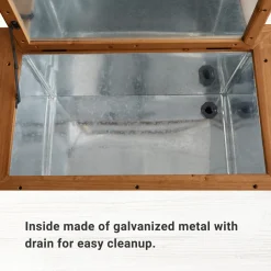 Backyard Tavern Outdoor Wooden Cooler