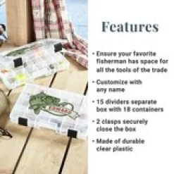 Bait & Hook Utility Fishing Tackle Box