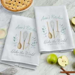 Bake The World A Better Place Kitchen Towel
