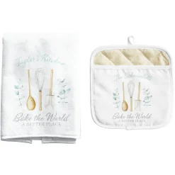 Bake The World A Better Place Pot Holder