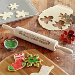 Baking Spirits Bright Wood Rolling Pin