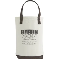 Banner Message Two Bottle Wine Tote