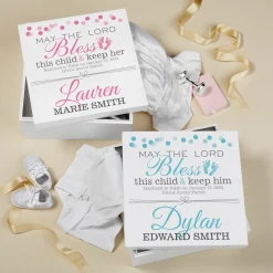 Baptismal Prayer Keepsake Box
