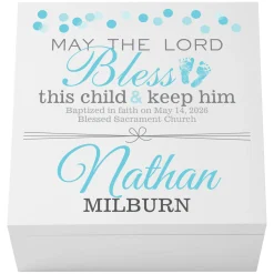 Baptismal Prayer Keepsake Box