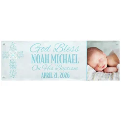 Baptism Celebration Photo Banner