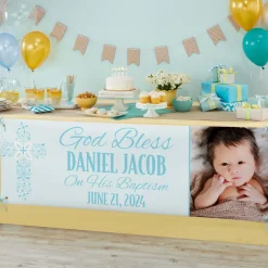 Baptism Celebration Photo Banner