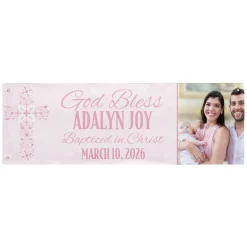 Baptism Celebration Photo Banner