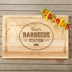 Barbeque Station Maple Wood Cutting Board