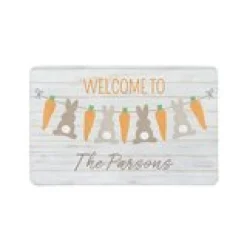 Barnwood Bunnies Doormat