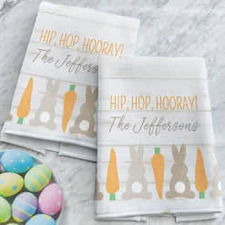 Barnwood Bunnies Kitchen Towels